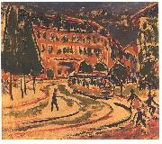 Ernst Ludwig Kirchner, Tramway in Dresden